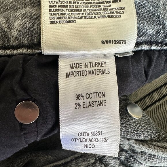 AGOLDE Nico High Rise Slim in Risk - Size 23 - Picture 6 of 12